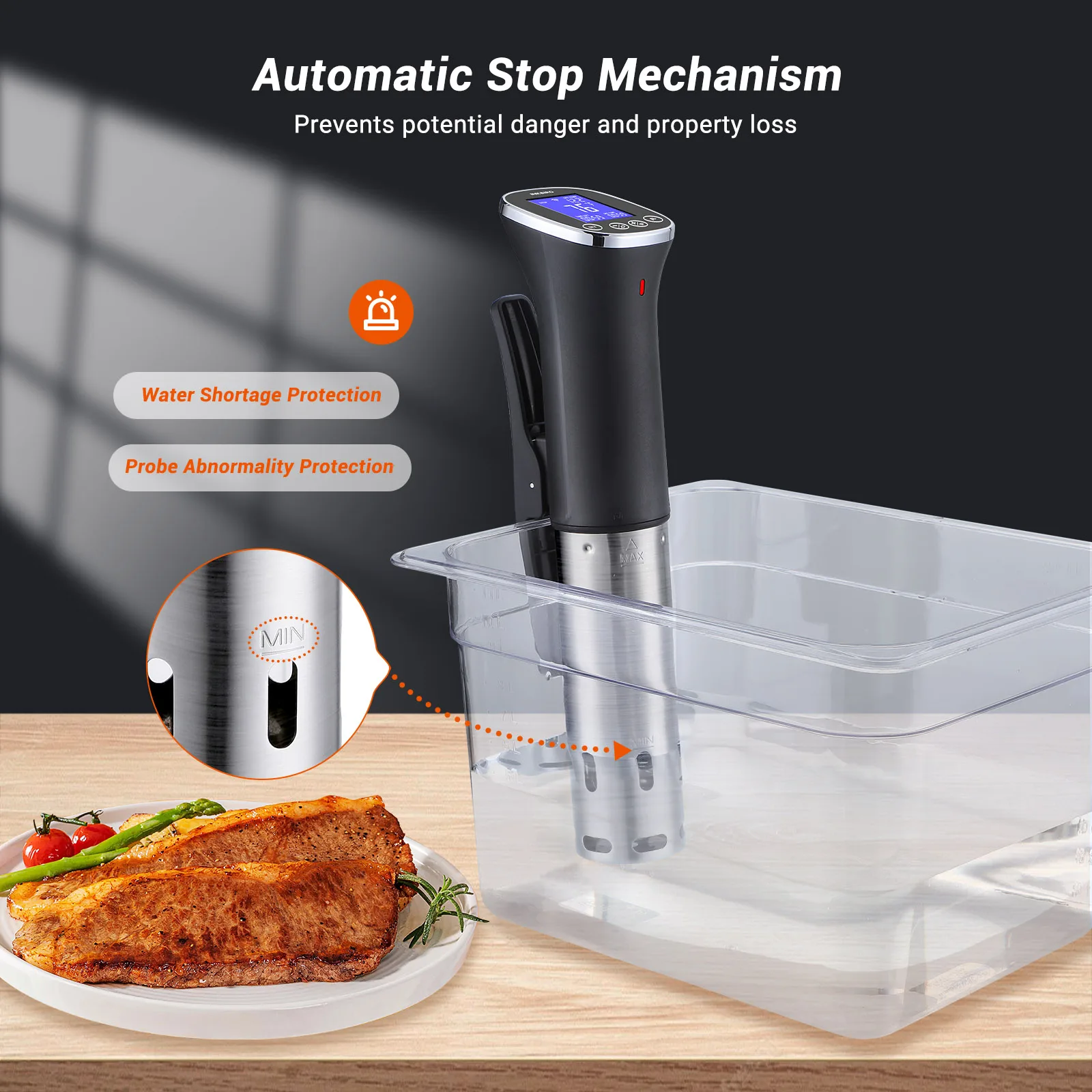 Новый стиль 1000 Вт IPX7 INKBIRD WIFI Sous Vide кулинарная Мультиварка ISV-300W