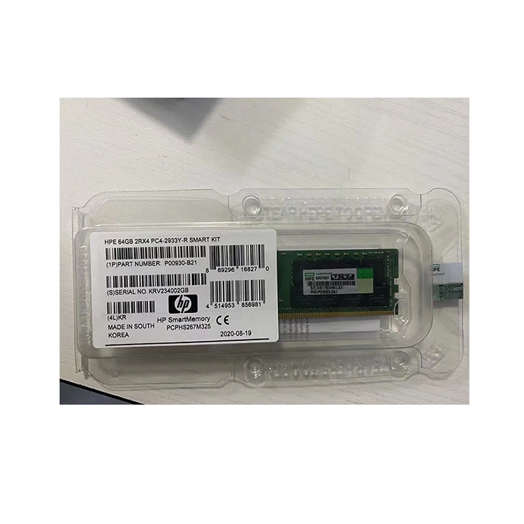 Competitive Cheap Price Manufacturer Cover P00930-B21 64GB / Dual Rank x4 DDR4-2933 Memory Card