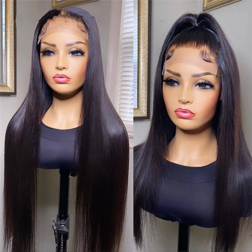 vietnamese raw hair 13x4 13x6 bone straight glueless hd lace front human hair wig,wholesale 6x6 hd lace closure wig