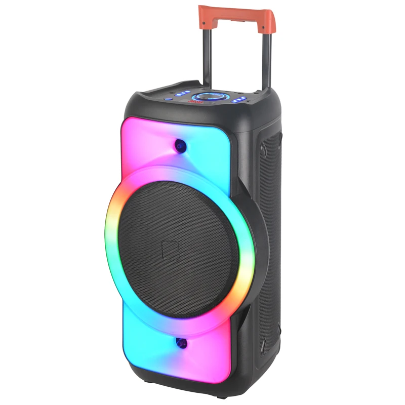 8 inch portable speaker trolley sound box karaoke dj micro boombox partybox professional battery speaker system