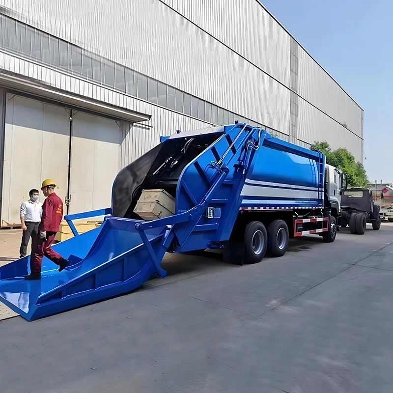 1SUZU GIGA 18CBM 20CBM Rear Loading Garbage Truck 6x4 Compactor Garbage Truck for Sale