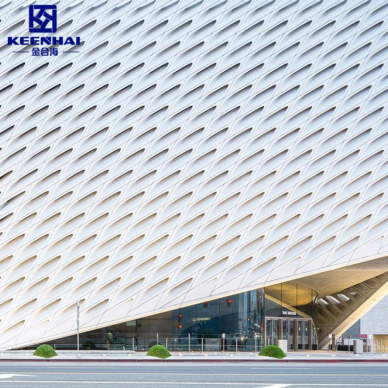 Фасадные панели, новый дизайн, внешние металлические фасады, огнестойкие декоративные перфорированные панели
