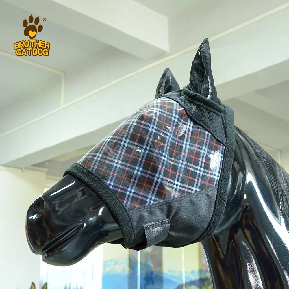 New horse mask Washable riding breathable protection horse fly mask