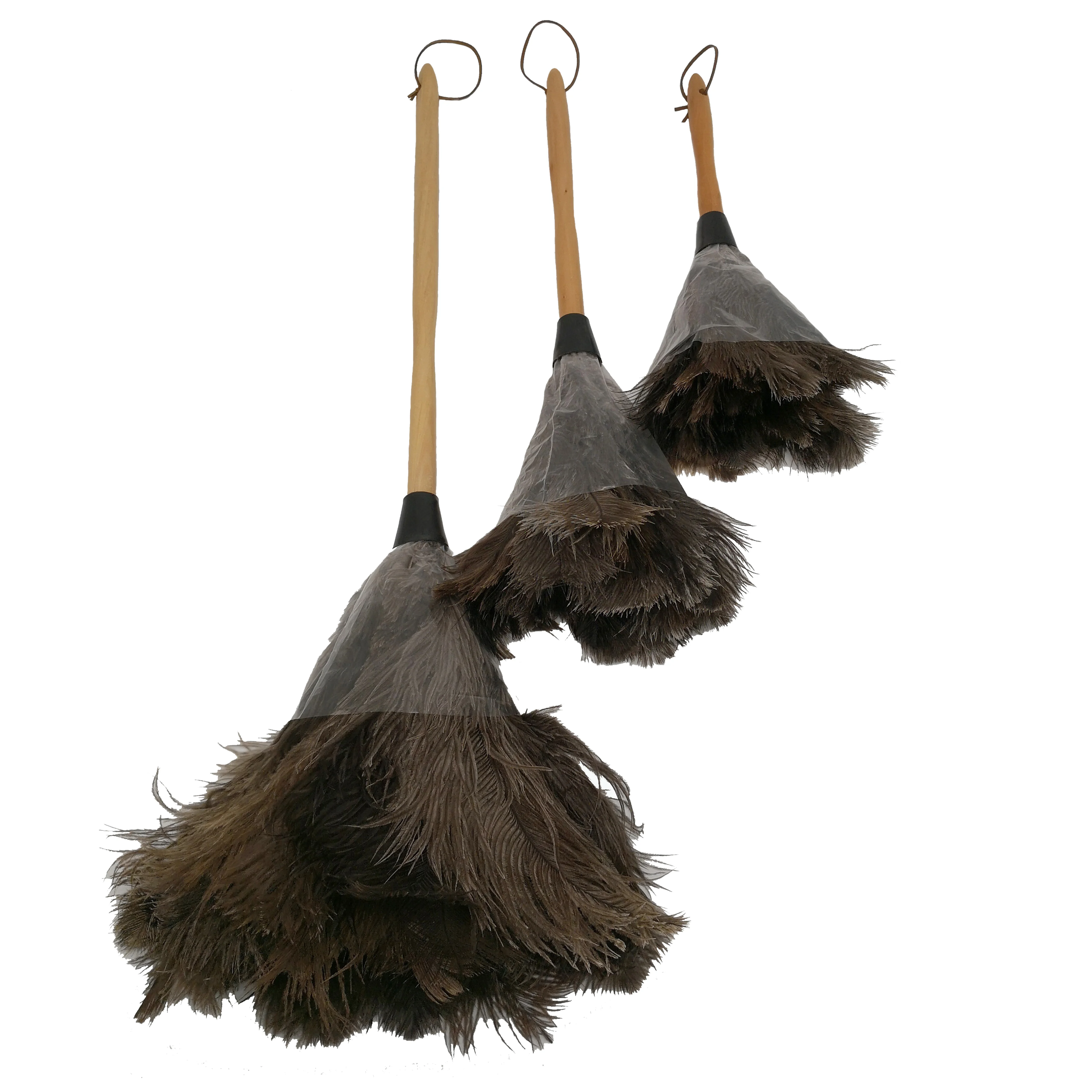 Ostrich Feather Duster 70cm & Grey Feather Duster