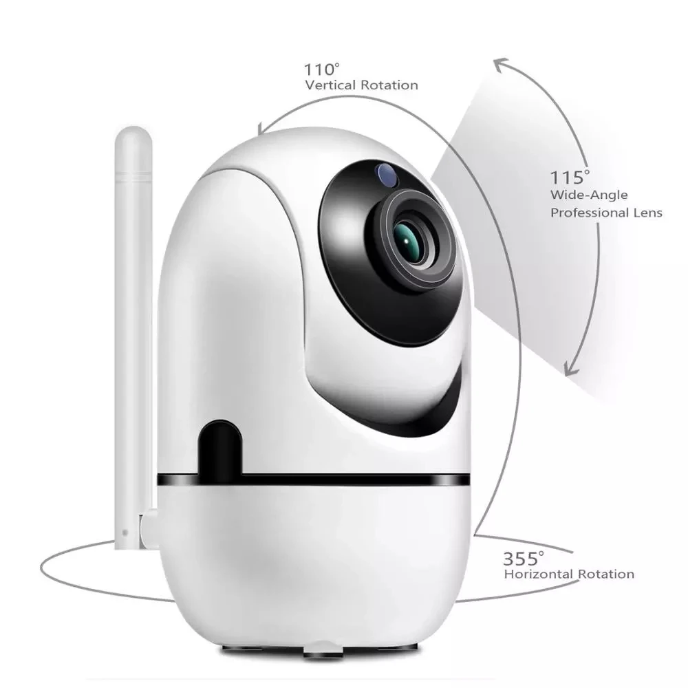  Baby Monitors 1080P Full HD Indoor Wireless Smart WiFi Camera Night Vision Home Security Surveillance & Pet
