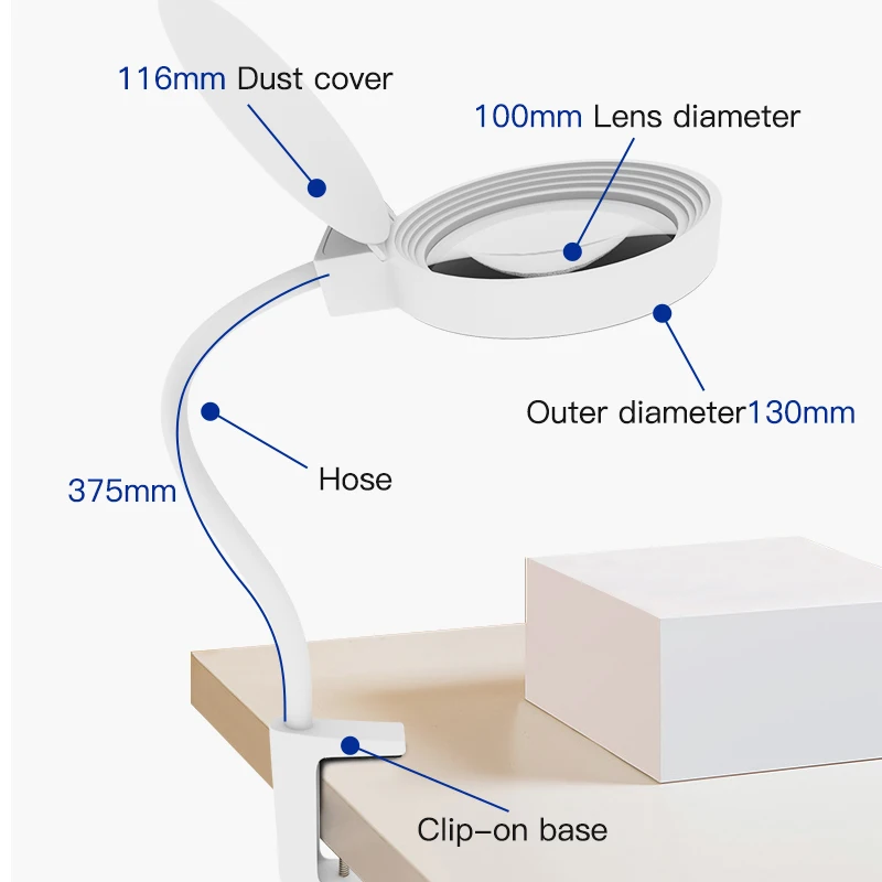 Mihao HD small desktop reading magnifying glass