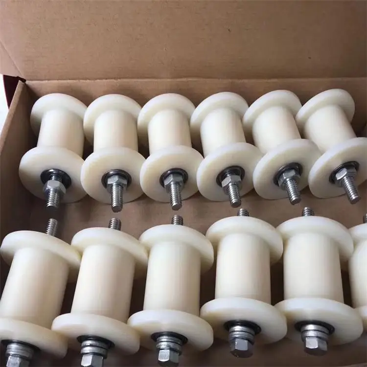 plastic lifting  nylon pulley wheel plastic cable pulley wire rope sheave sliding roller pulley H groove guide wheel
