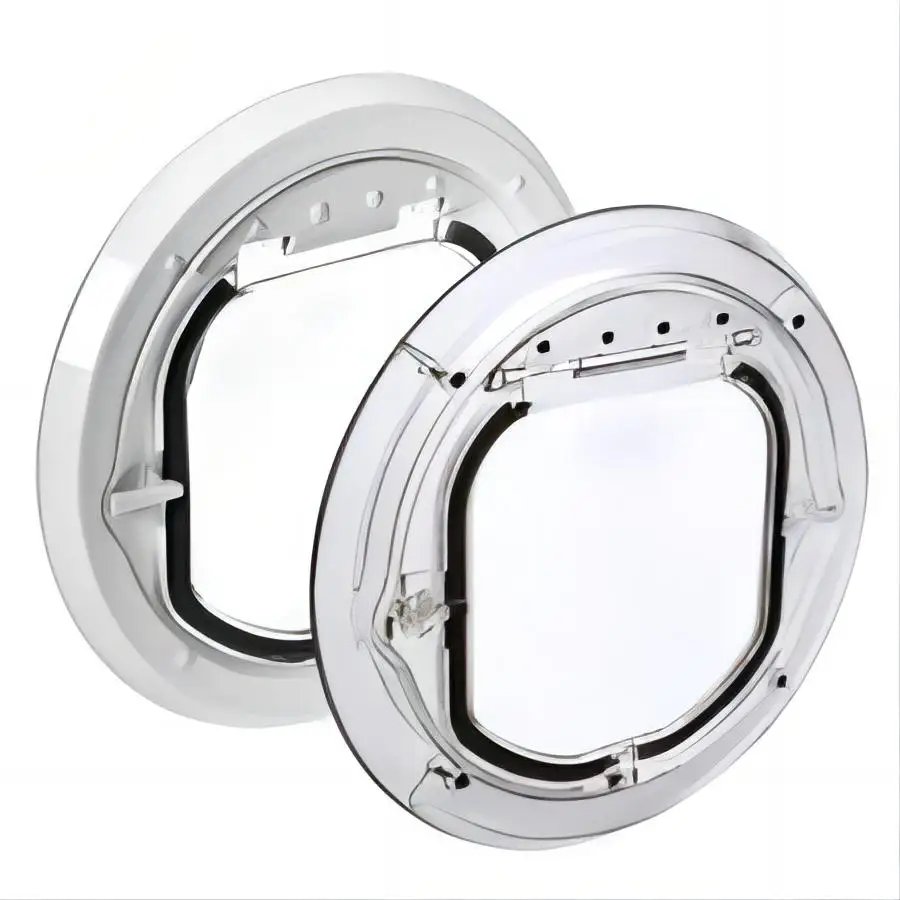 Pet products of Slim round large Plastic Magnetic dog door cat door with visual flap