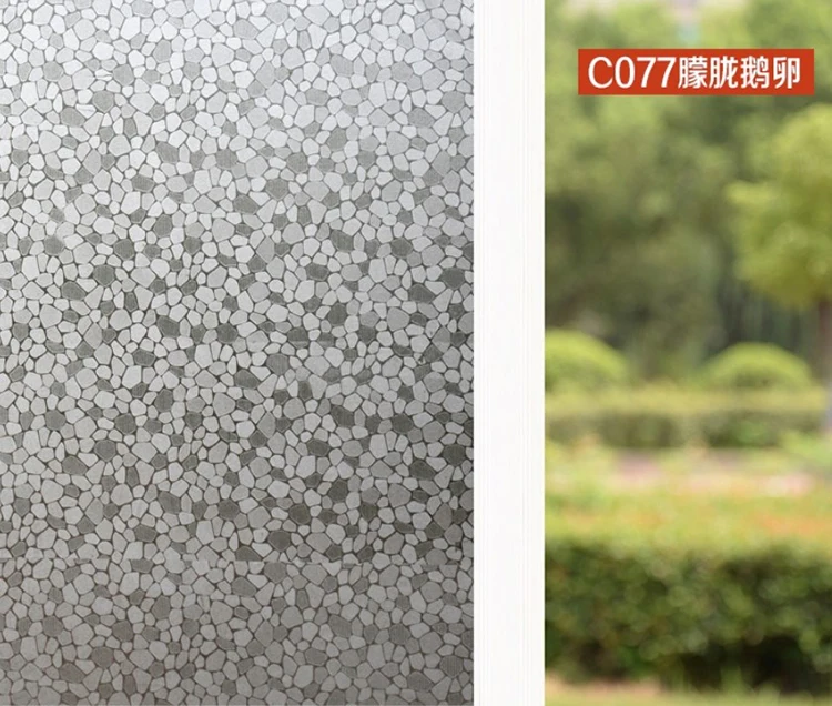 PVC PP armolan environmental protection glue free adhesive home glass decoration frosted privacy 3M window film sticker