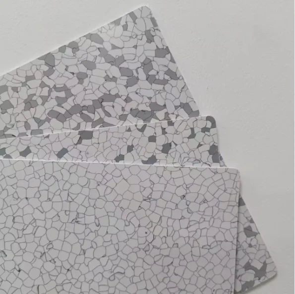 anti static vinyl flooring / ESD conductive vinyl flooring sheet tile for electronic equipment factory