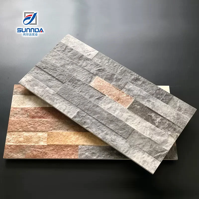 Exterior Wall Tiles Natural Stone House Outside Glazed Matte Non-slip Crack Outdoor Ceramic Clinker Tile