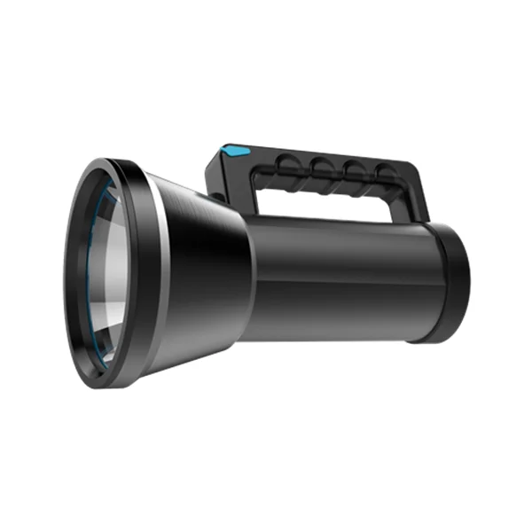 2022 Aluminum alloy LED rechargeable torch searchlight 10w Lithium battery