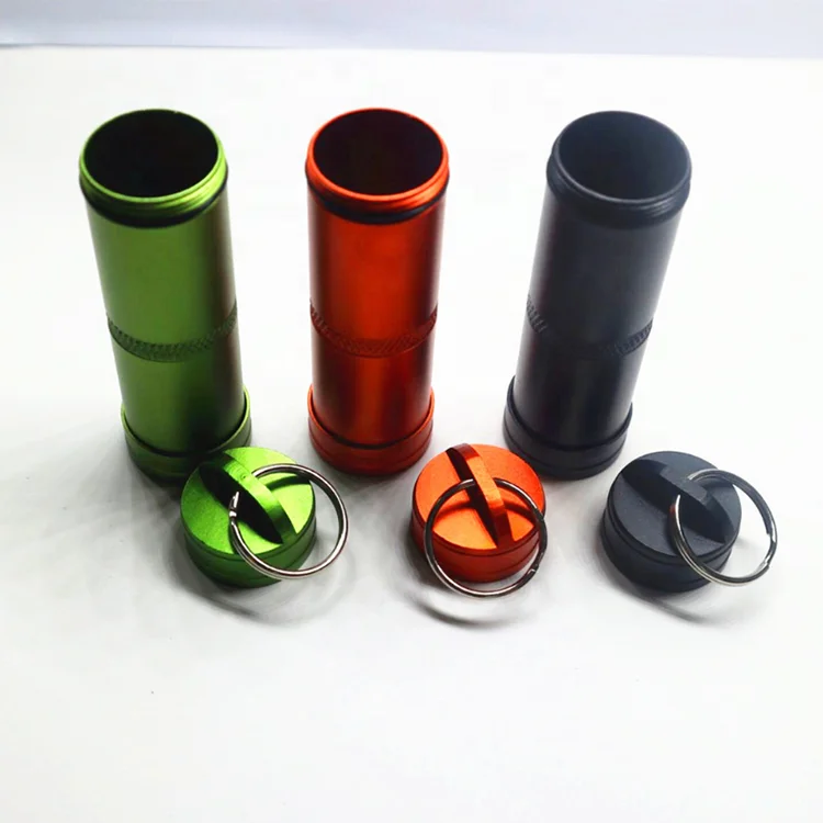 Multi-function aluminum alloy tank medicine box,survival case container for first aid