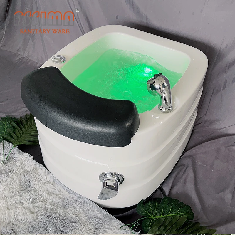 2023 modern design pedicure spa freestanding sinks portable massage pedicure bowl foot spa no plumbing