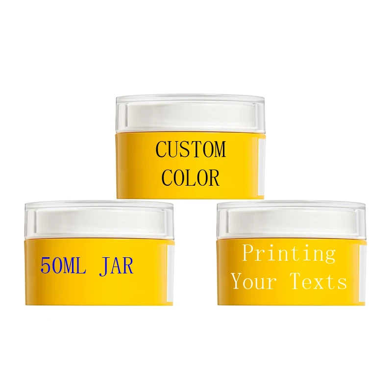 custom color and texts 1.7oz jar premium pmma double wall jar advanced Tightening Neck Cream Plus acrylic jar container