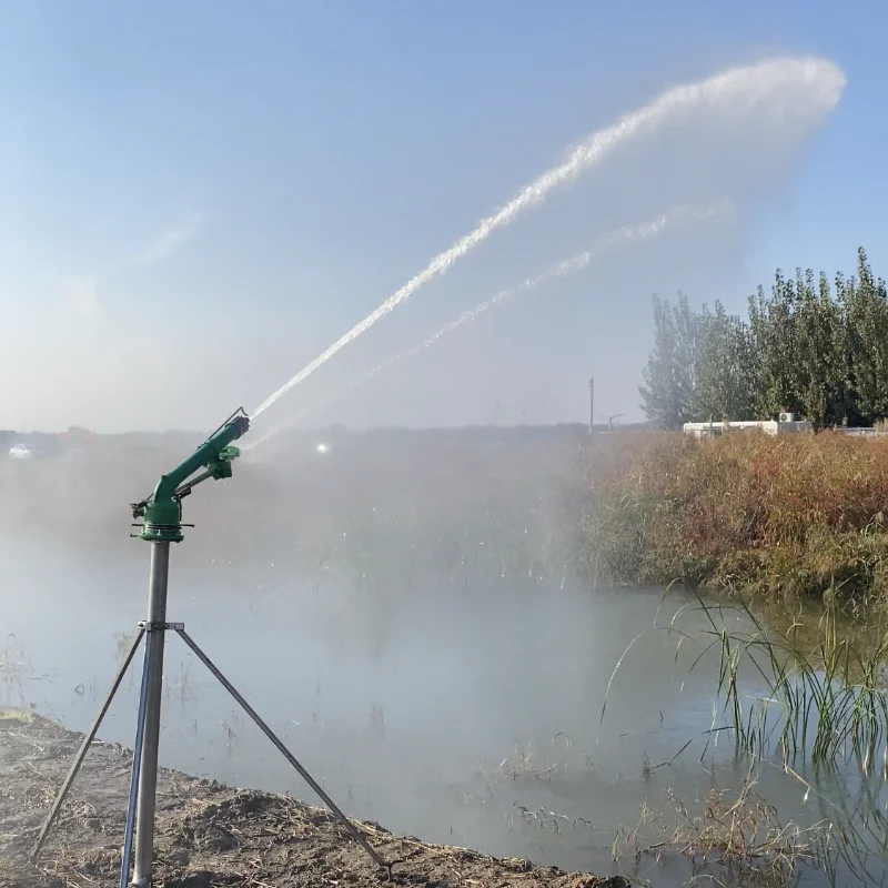 New Irrigation System Sprinkler Rain Gun Long-Range Large-Area Automatic Sprinkler Turbine Spray Gun Rocker Arm Spray Gun