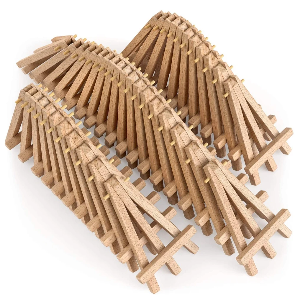 Art supplier Drawing Painting Artwork Display Wooden Easel wooden painting easel mini canvas and easel set