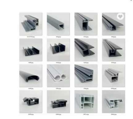 Factory best price door refrigerator upvc sliding hard plastic profile pvc frame profile