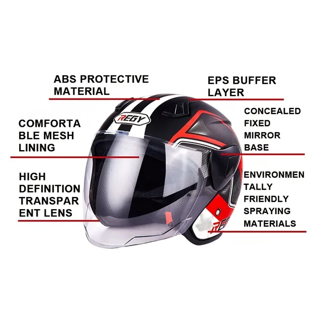 New High Quality Factory ABS  Open Face  Motorcycle Moto Helmet Motorcycle Motorcycle manufactures