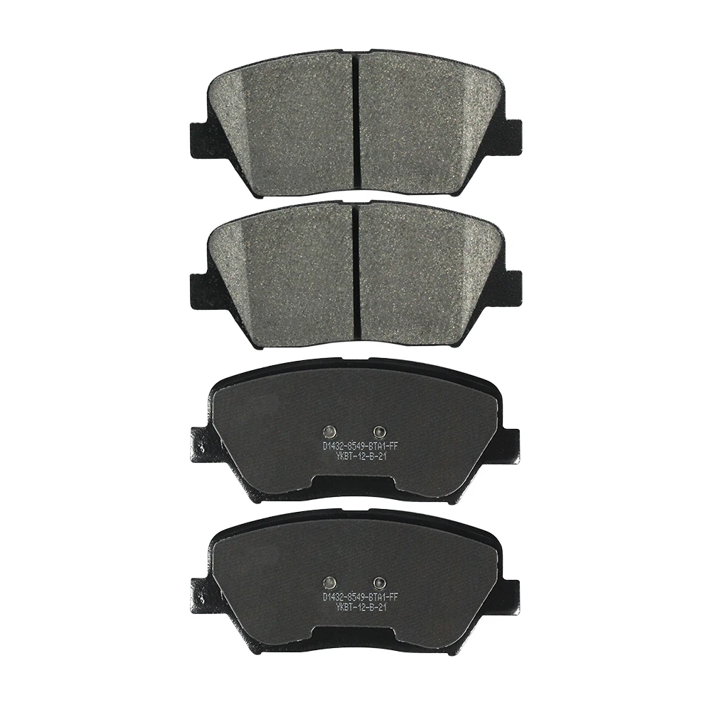 Brake pad D1432 NAO ceramic formula with DOT certification