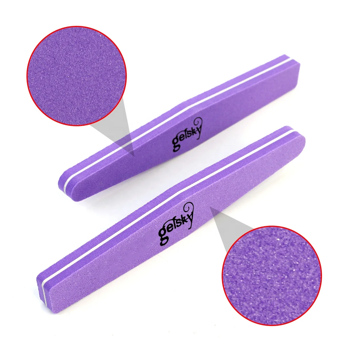 Gelsky Private Label Nails Buffer And File Supplies Buffer Polisher For Nails Sponge Nail File