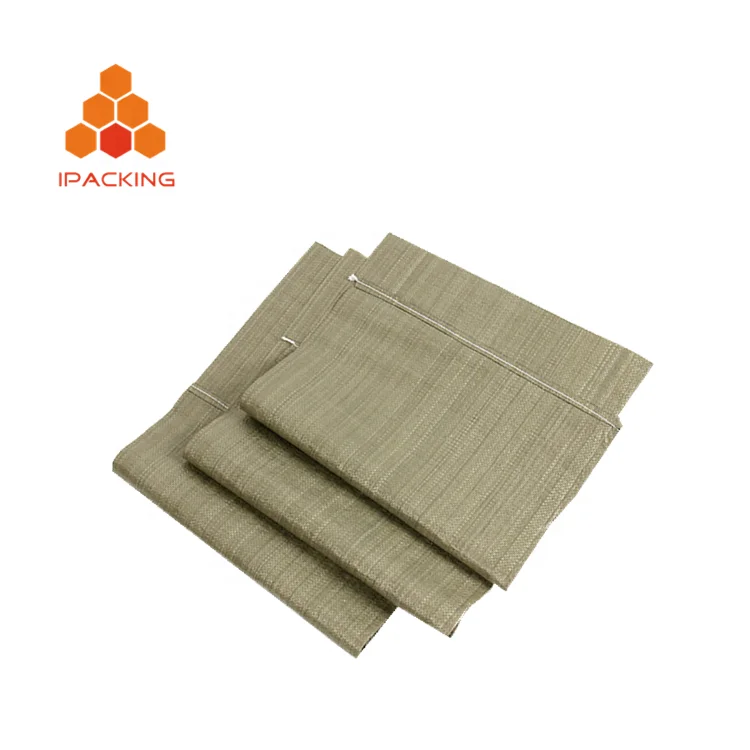 
recycled 25kg 50k rubbish sandbag packing pp woven raffia tubular coal construction bag 