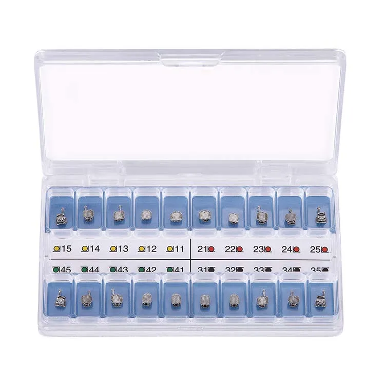 Dental Orthodontics bracket Case Teeth Braces Standard Torquing Self ligating Roth Brackets