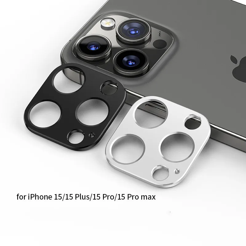Metal Camera Lens Protector for iPhone 15 Pro Max  14 Plus 13 Pro 12 Mini 11 Camera Screen Protection Protective Film