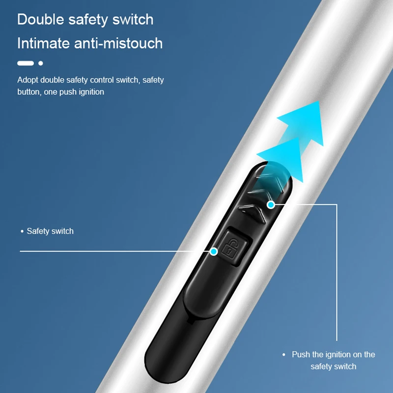 J l852 -2 Custom Logo New Style Charged Rechargeable Lighter, Electronic Dual Arc Lighter For Smoking