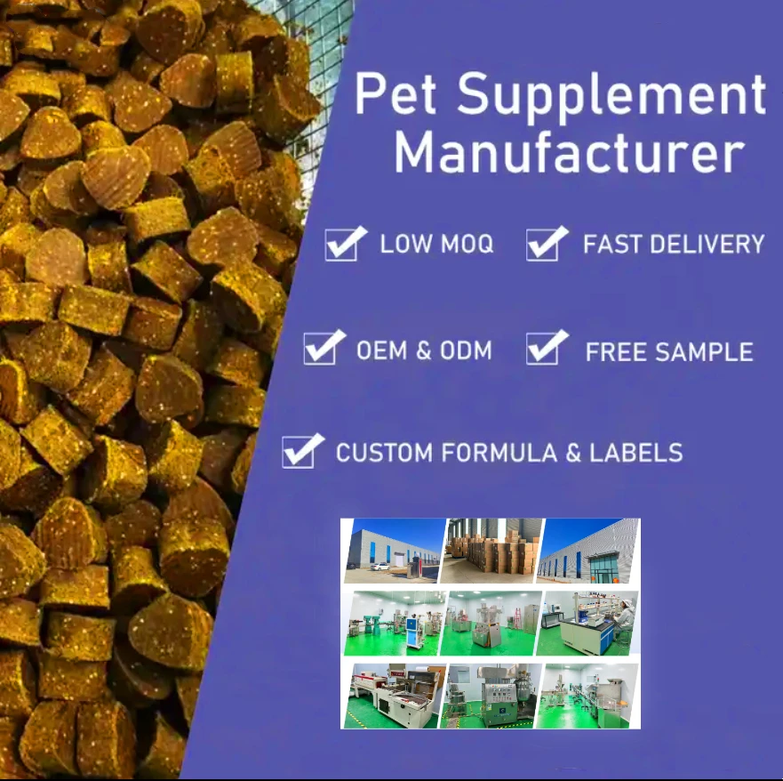 Wholesale Pet Nutrition Supplements Beauty Hair Wholesale Skin Coat Health Native Pet Omega Oil For Dog Supplements With Dha