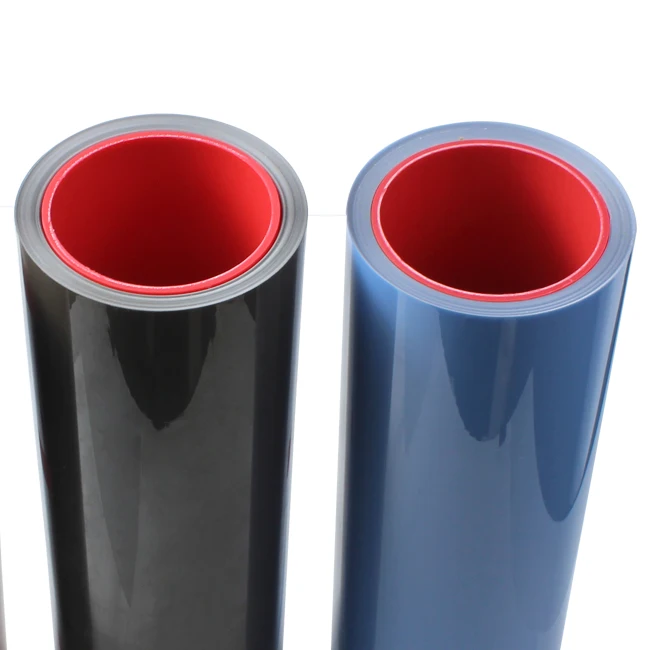 Wholesale Self Adhesive TPH Material Car Decoration Headlight Tinted Vinyl Film Black Blue Brown