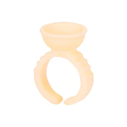 100Pcs Eyebrow Tattoo Ring Cup Microblading Pigment Glue Divider Tattoo Ink Pigment Cup Permanent Makeup