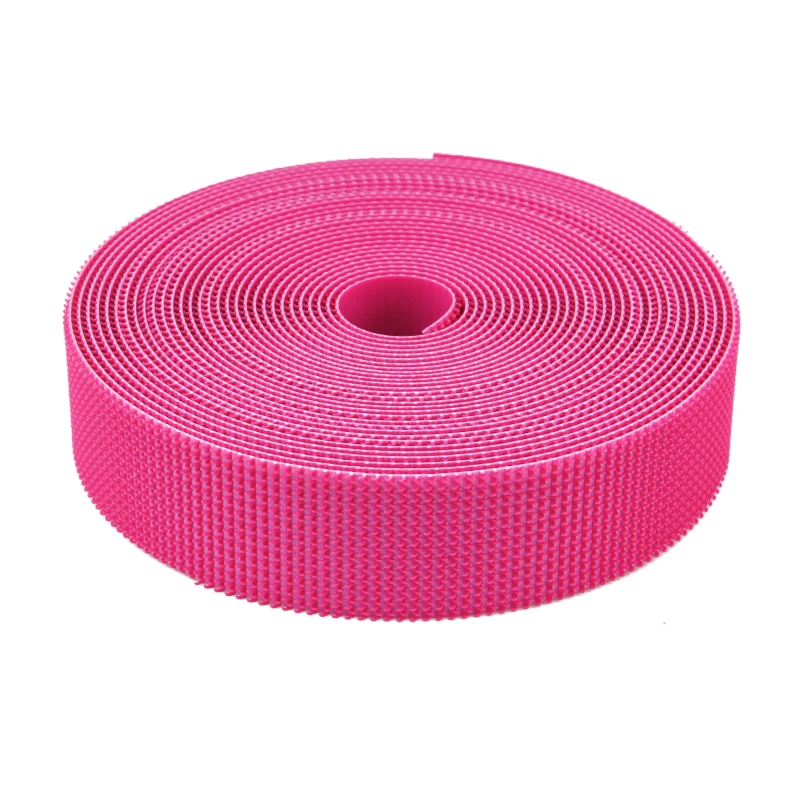 Customized Colourful Injection Hook and Loop Adhesive  Tape  100% Nylon Injection Straps for Home Textile