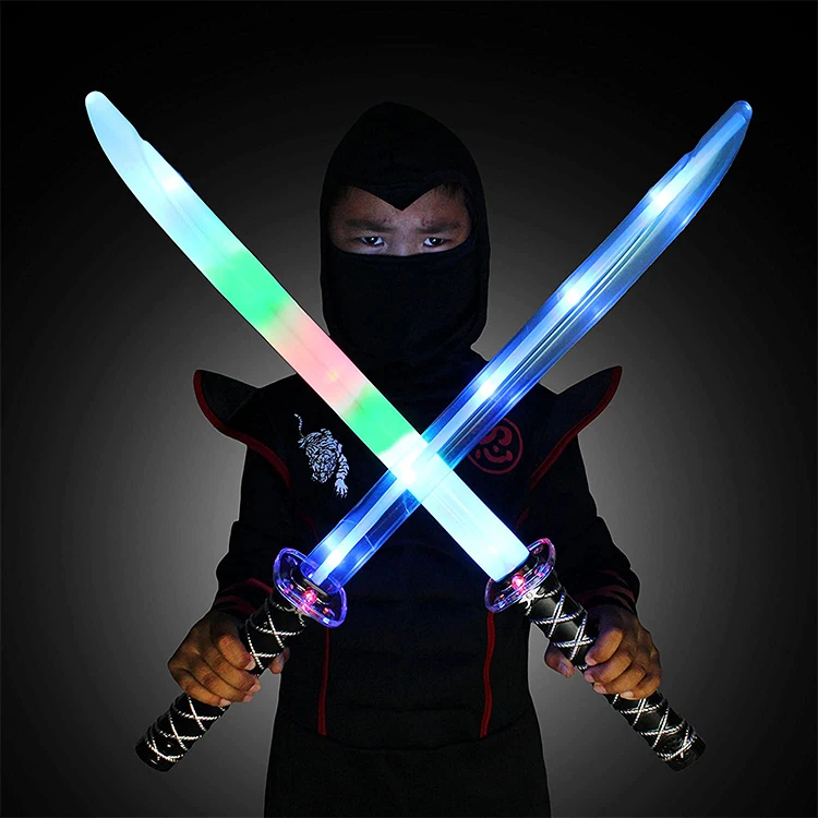 Best Quality Led Light Up Sword Led Expandable Ninjda Toy Light Up Flash Plastic Led Sword