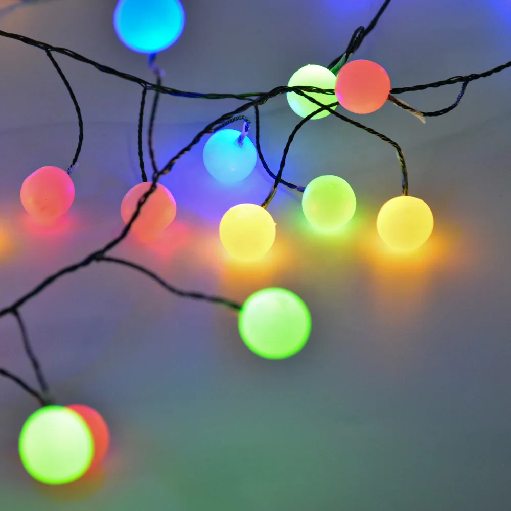 luces navidad decorative garden  in gold color wholesale lighting fairy lights outdoor grape cluster string light