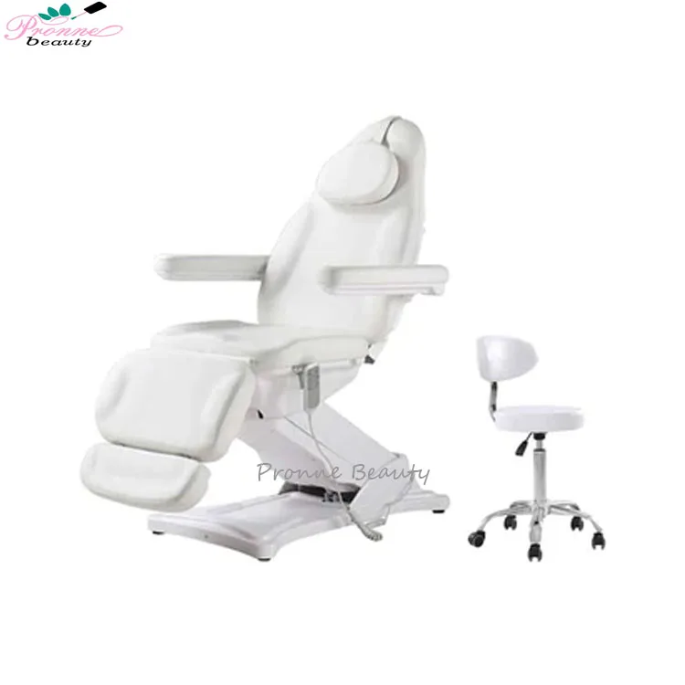 Modern luxury massage table electric facial bed adjustable white beauty bed for salon