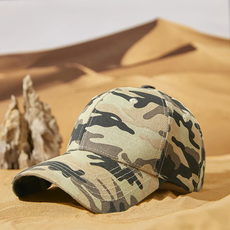 Oem Manufacturer Adjustable Camouflage Baseball Caps Digital Print Logo Camo Baseball Cap