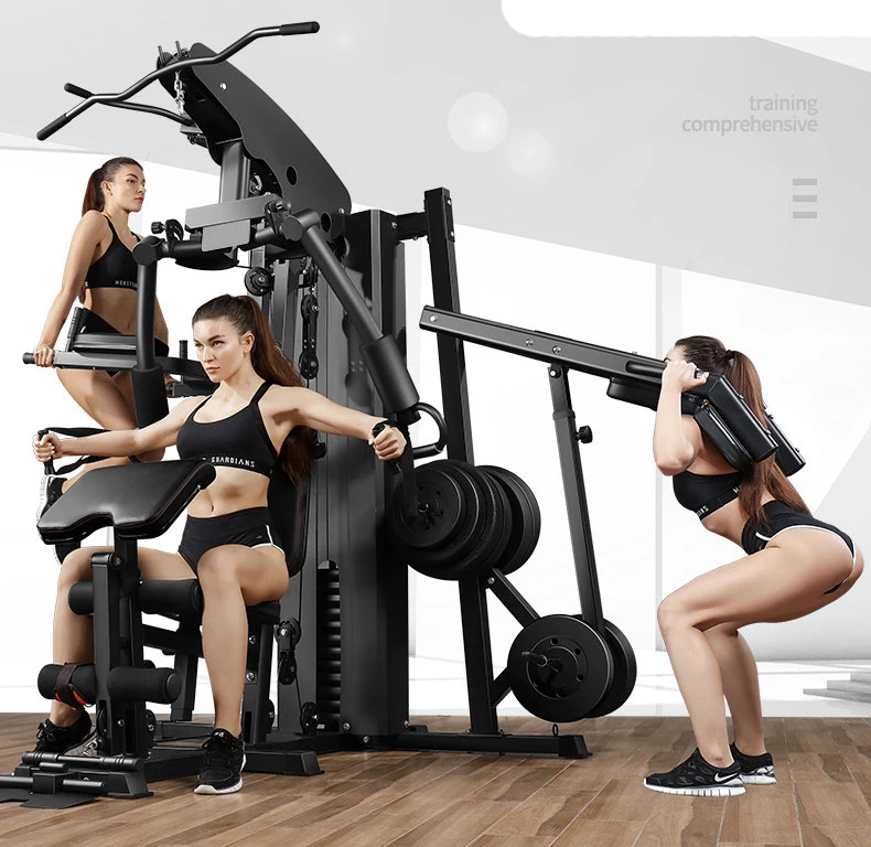 Commercial Multifunctional 3 People Use Gym Equipment, Comprehensive Training Device, Fitness Equipment