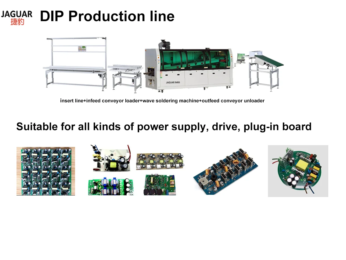 JAGUAR Manufactures Easy Operate PC Control  Lead-free Wave Soldering Machine for Fire Alarm Production
