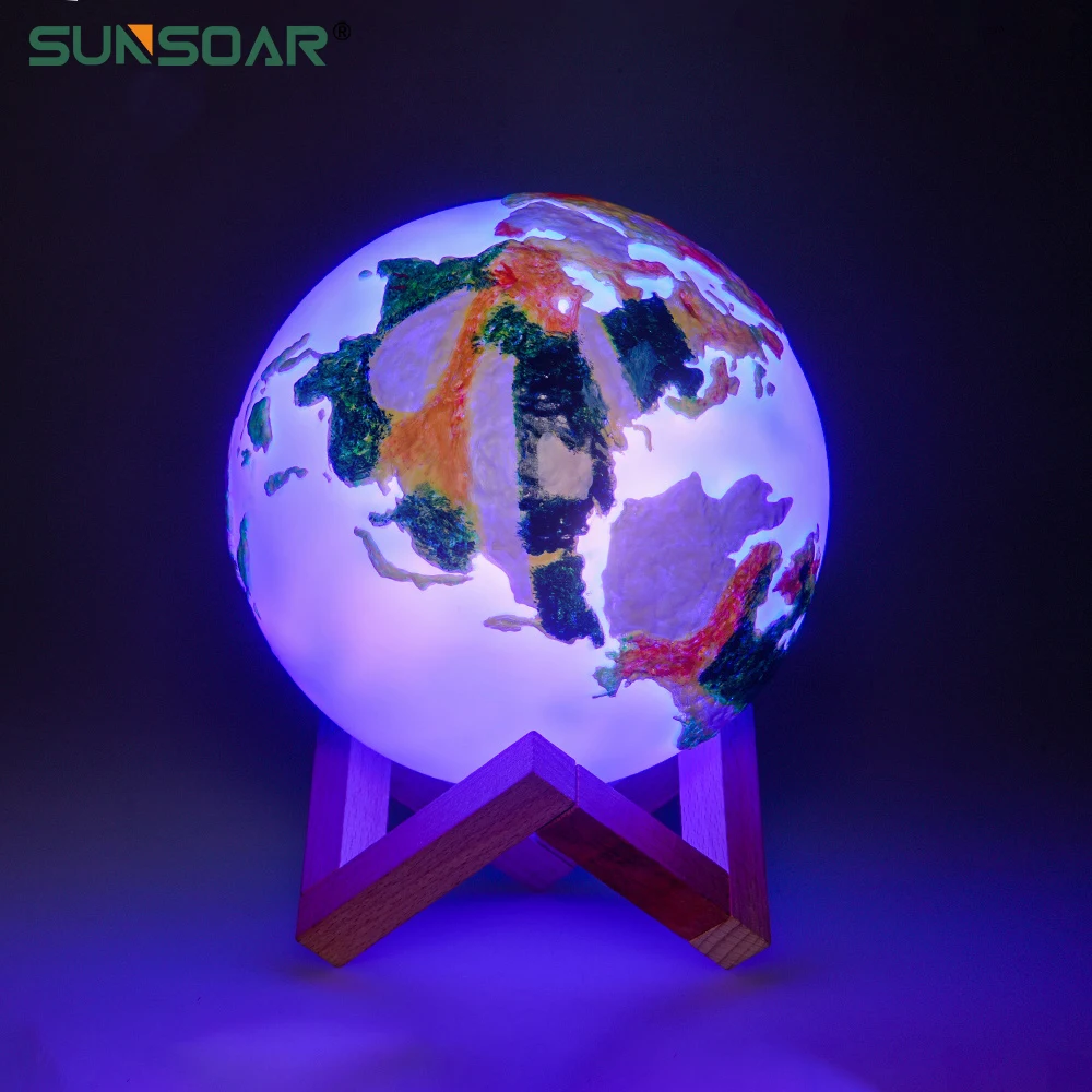 Royal Islamic Best Led Touch Desk Lamp Bluetooth Speaker Precitation  Portable Azan Quran Earth Globe Night Light Lamp