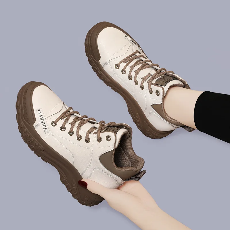 Wholesale High Quality Fashion Women Martin Boots Double Cowhide Warm Outdoor Boots High Top Casual Martin Boots