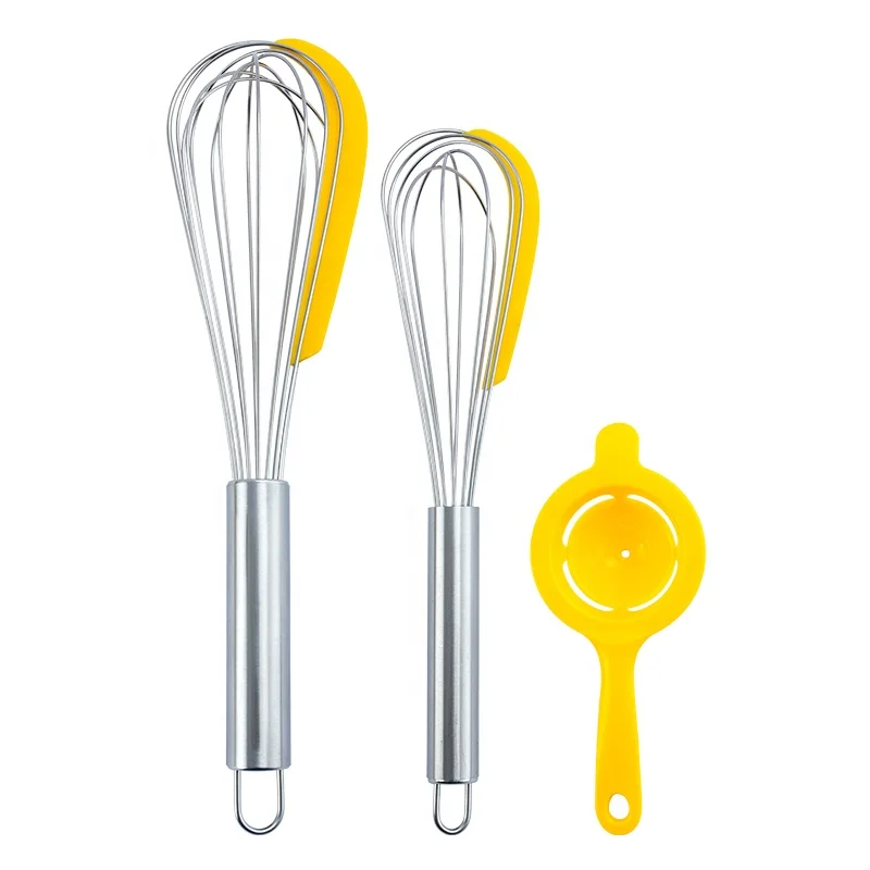 Кухонная утварь 10 дюймов воздушный шар проволока нержавеющая сталь венчик для взбивания яиц набор для растушевки