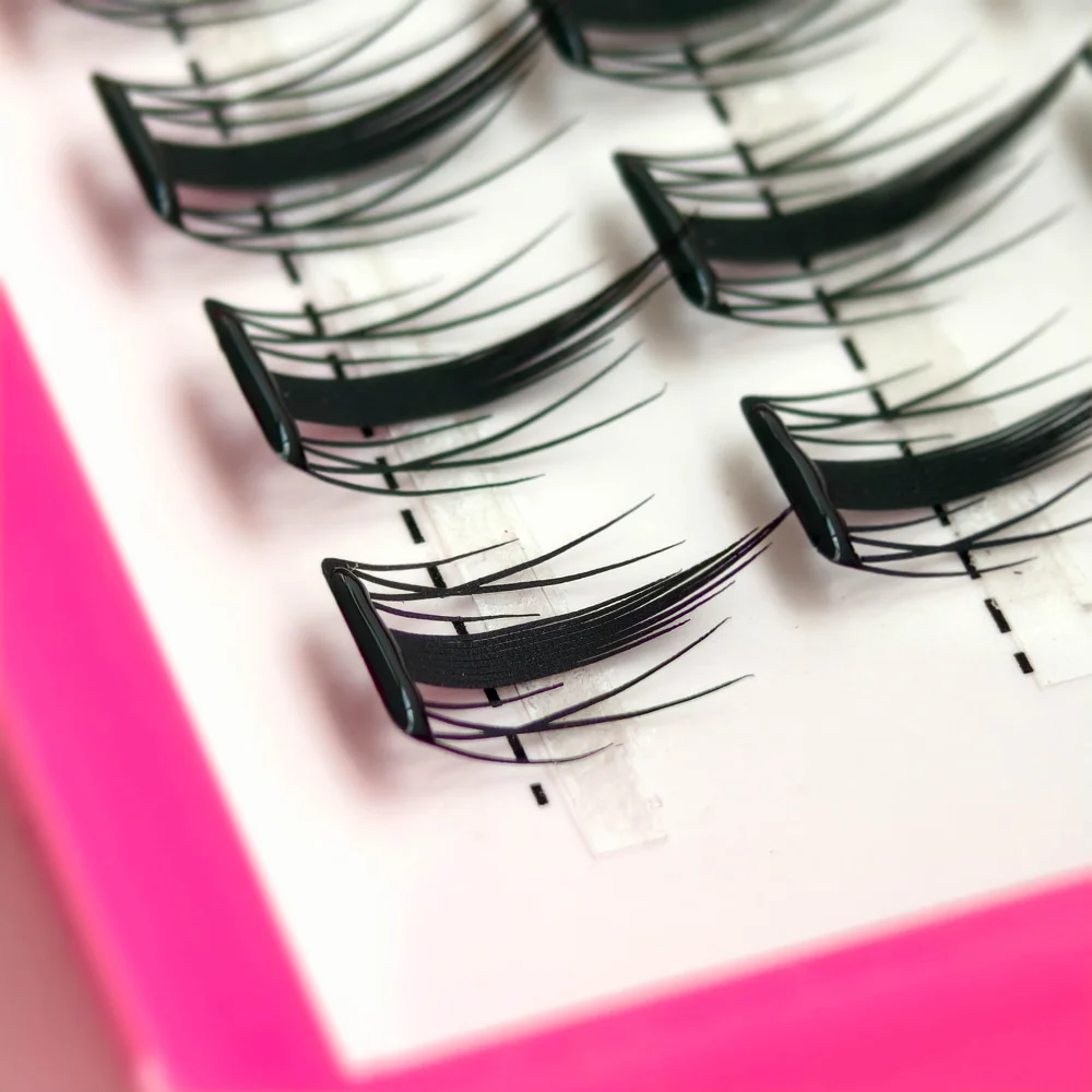 New Style Flat Pre-cut lash Self-adhesive false eyelash Self-adhesive false Silk Lashes Eyelash self adhesive eye lashes