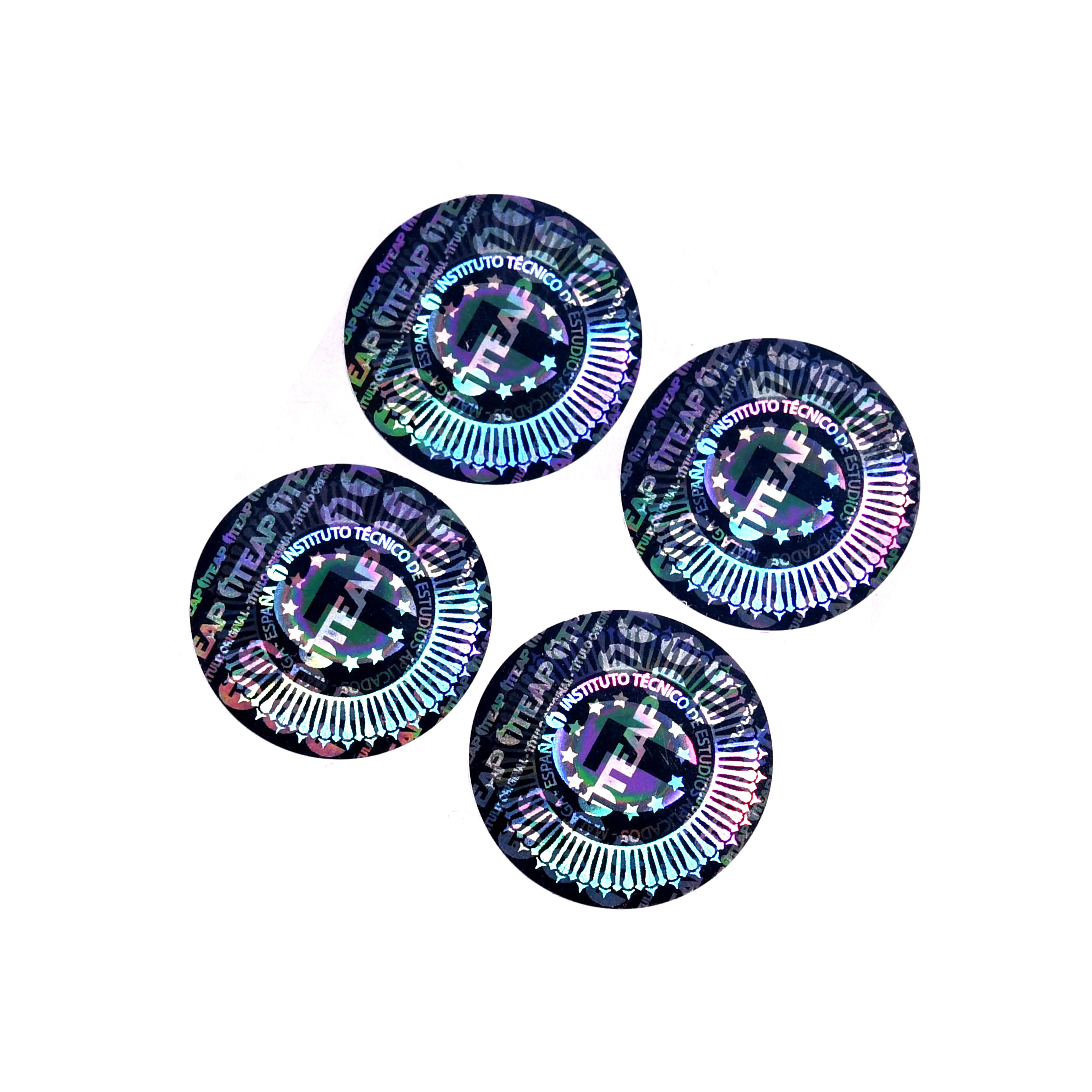 Custom Unique Design 3D Holographic Label Qr Code Label Hologram With Barcode Security Label Sticker