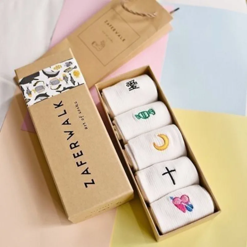Custom Logo Gift Box Set Paper Packaging Boxes Folding Underwear General merchandise Packing Slide Drawer Box for Socks