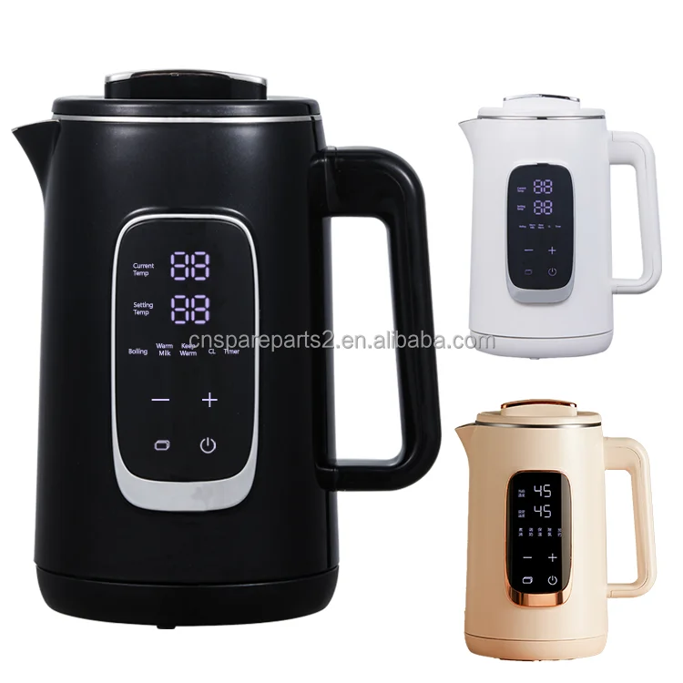 Big Digital Screen Smart Digital Kettle Pre-set Temperature Real-time Temp Display Keep Warm Water Boiler Electric Kettle
