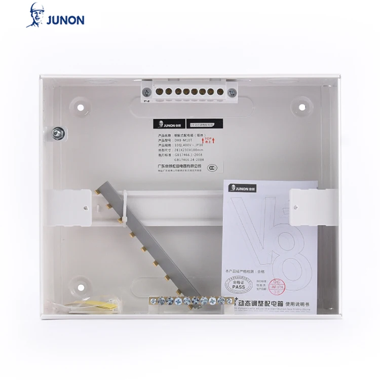 
Hot Sell Top Quality 2-4 Ways Surface Mounted Electrical Distribution Box 