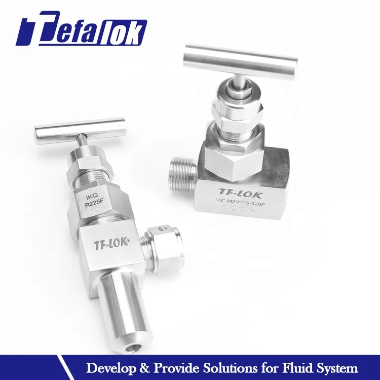 ss316 high temperature bellows-sealed needle valve