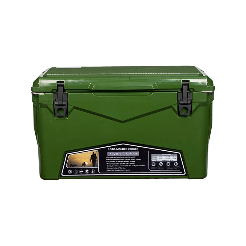 KUER 45L marine seafood display ice box thermo cooler for outdoor travel