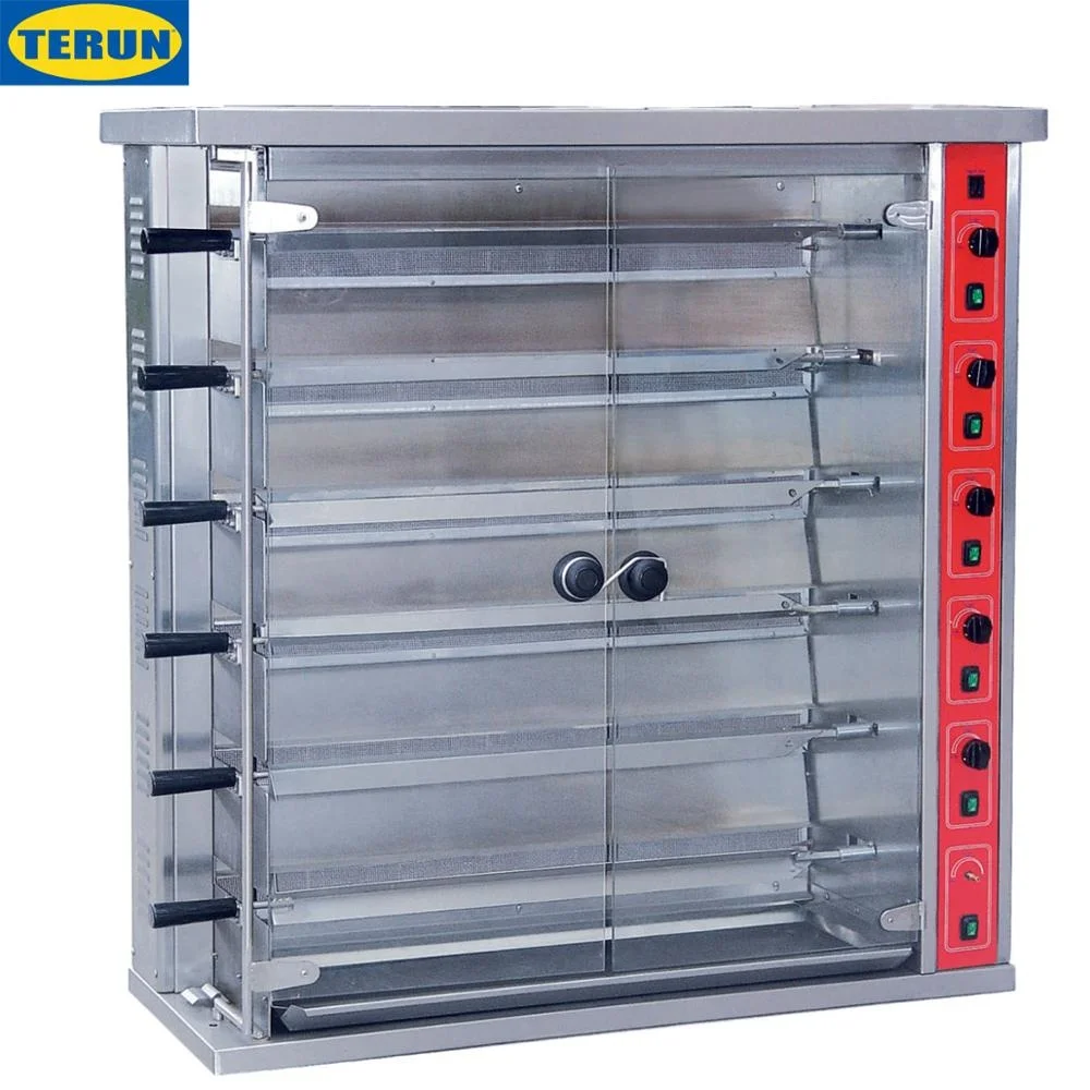 TARZAN Hot Sale Commercial High Temperature Resistance Glass Charcoal Grilled Chicken Turkey Lamb Duck Roasting Oven/Roaster